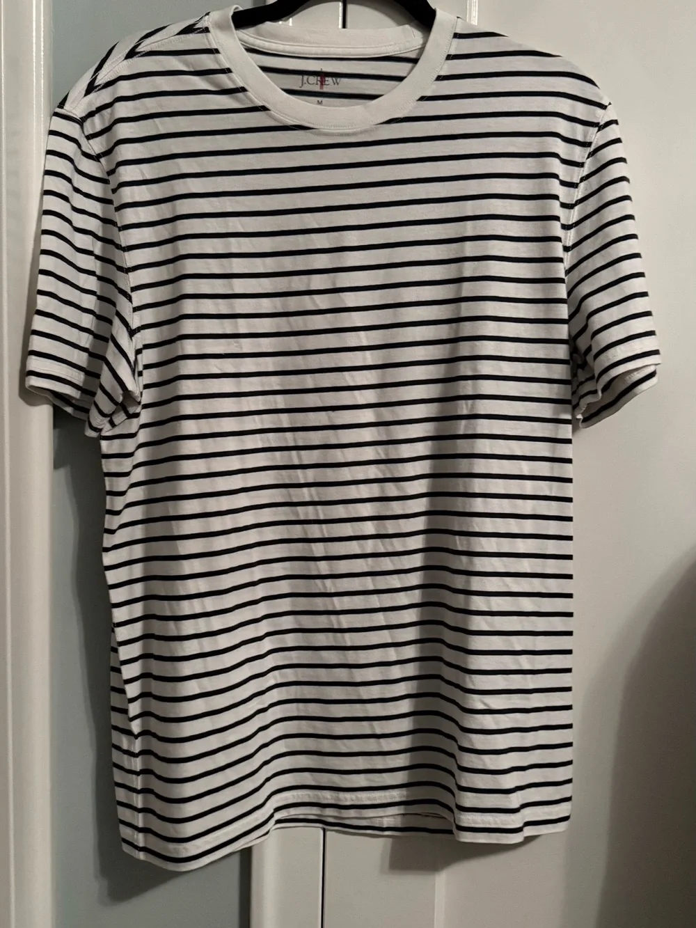 J.Crew Vintage-wash cotton T-shirt in stripe